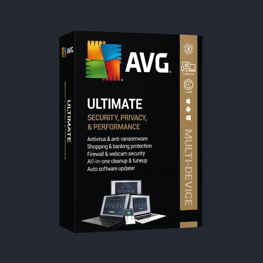 AVG Ultimate Multi Dispositivo – 10 Dispositivi - Licenza Annuale